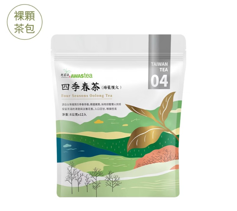 【阿華師】四季春茶4號 香氣層次分明.甘醇順口(6gx12入)