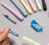 (6支一組.不挑色)筆桿鉛筆延長套/輕鬆延長短筆壽命，節省耗材，環保又經濟