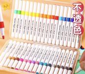 (白筆身)丙烯馬克筆(60色)可疊色.不透色. 限量代購
