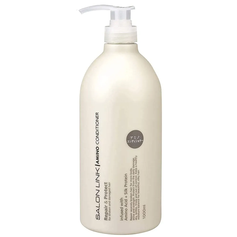 日本熊野(1000ml)Salon Link 胺基酸無矽靈絲滑潤髮乳