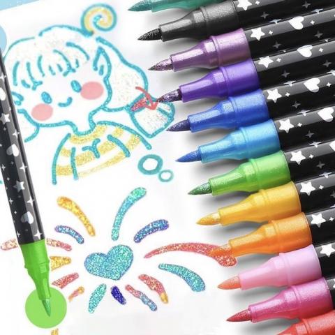(48色)夢幻閃光馬克筆組