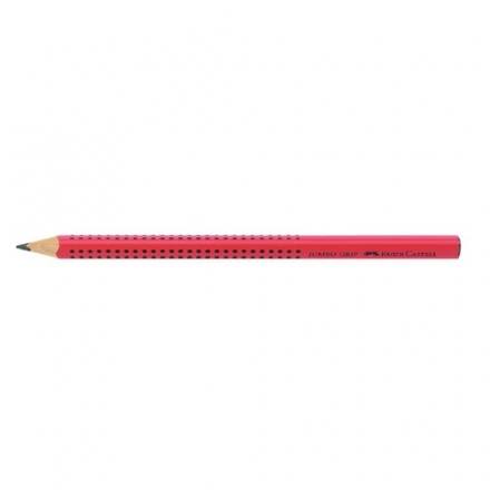 (許願品)輝柏(一盒12入)JUMBO學齡前孩童專用大三角粗芯鉛筆 B 10mm(紅)(111921)限量@文具 學生用品