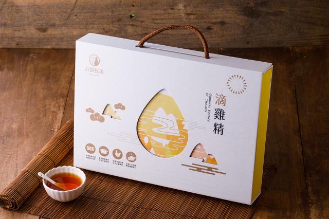 （60ml*20包)【山頂牧場】滴雞精禮盒 免運(送禮首選/每批經過SGS檢驗/滴都是營養精華)