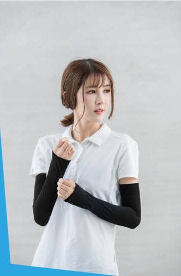 (許願品)貝柔 高效涼感防蚊抗UV袖套HP6531(LOGO會反光)
