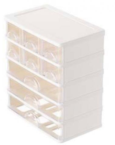 聯府 Keyway AR-536 彩集綜合五層收納盒(22.5x14.1x26cm)限購3