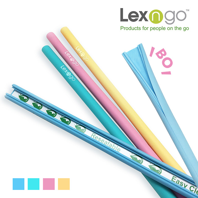 【香港Lexngo】環保可拆卸吸管(四入一組/特殊開縫設計,好清不藏污)