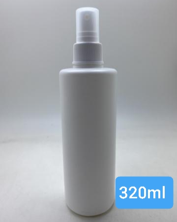 新春煙火價 (5入裝/320ml)HDPE[2號]白色噴瓶/化妝瓶 台灣製造ANV32(含PP小蓋)