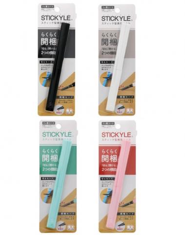 出清價!【日本STICKYLE】AKERUNO 塗氟不沾黏攜帶型剪刀(不挑色/1入)