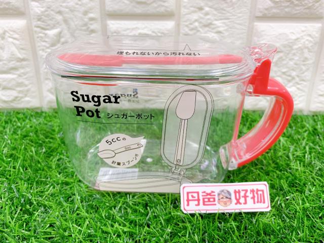 紅【日本好物】調味罐盒650ml(糖、鹽等調味料放置)產地:日本