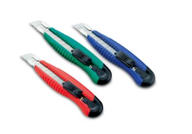 【KW-triO】大彩色美工刀(附備用刀片*2)不挑色 03713