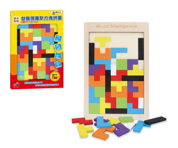 樂彩森林 益智俄羅斯方塊拼圖(想像創造/認知能力)