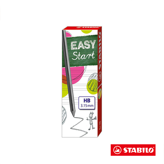 (6入/盒)許願品【德國STABILO】 EASYergo3.15 筆芯(7890/6-HB)  文具 書寫用具 替換