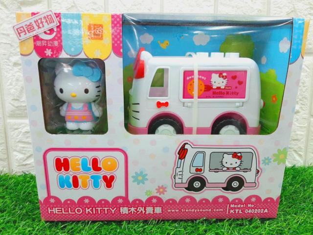 HELLO KITTY 積木外賣車(大顆粒積木)TSK56944