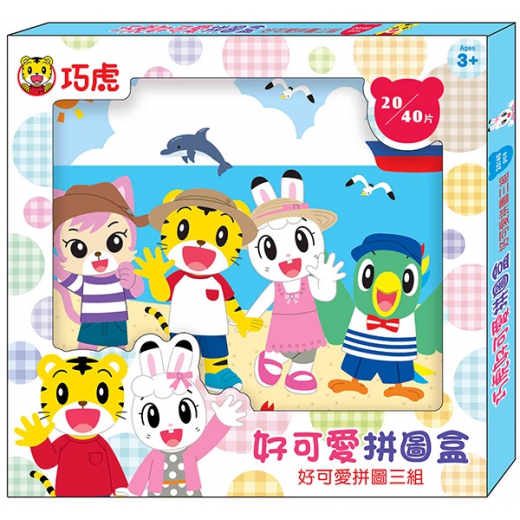 京甫 巧虎 好可愛拼圖盒(含3組拼圖)