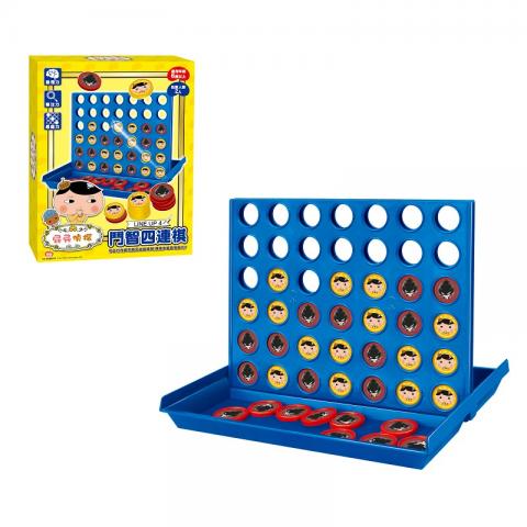 正版授權 屁屁偵探-鬥智四連棋(培養小朋友的思考邏輯)