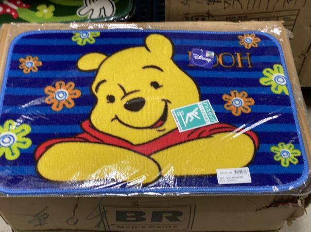 出清特惠 彩虹維尼熊門墊KT273-1B
