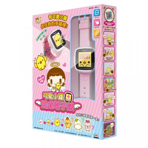 【MIMI WORLD】可愛小雞養成電子錶PLUS MI32771(內附5個小雞開運小信封)