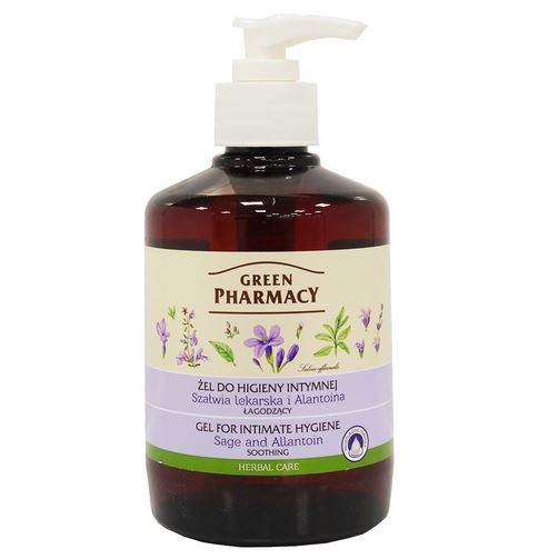 加強型波蘭GREEN PHARMACY私密潔膚露370ml(打造水亮私密肌)