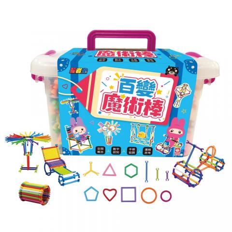 幼福 忍者兔百變魔術棒(約400pcs)附多元組合示範說明書)