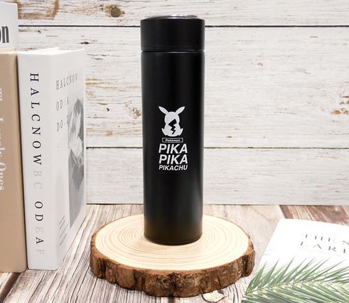 (黑色/皮卡丘)【OUTDOOR】Pokemon聯名款 保溫杯/雙層真空長效保冷保溫480ml.ODGO20E01BK