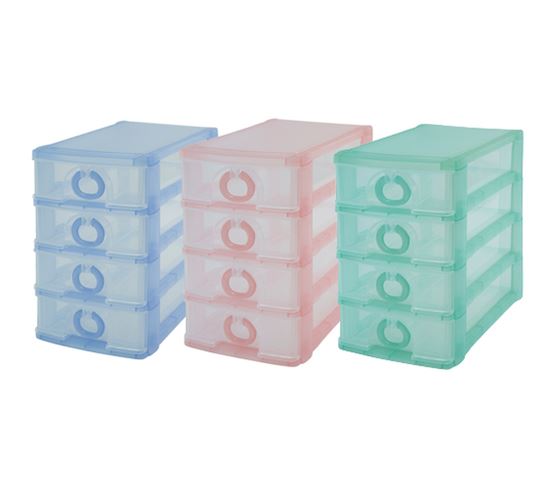 (1入)佳斯捷 康德四層收藏盒1304不挑色