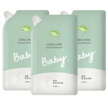 (補充包1100ml/3入)nac nac低敏嬰兒洗衣精.限購1