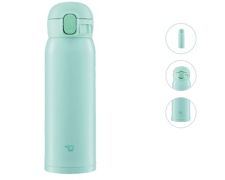 (磨砂款-礦石黑600ML/軍綠色600ML/檸檬黃480ML.亮面款-蘋果綠480ML) 象印ZOJIRUSHI 不銹鋼真空保溫杯 SM-WA48-GL
