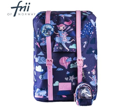【Frii】輕量護脊書包Retro 22L(中年級以下適用) (贈便當袋.不挑款)内附輕便雨罩.免運