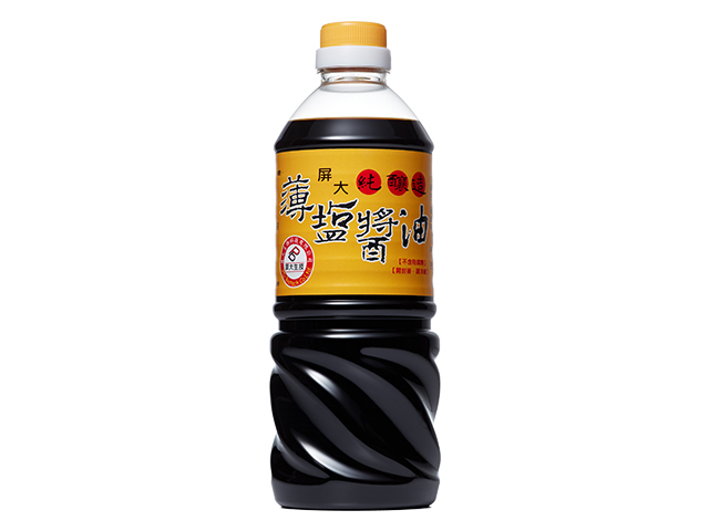 (箱購24入)屏大 非基改薄鹽醬油710ml