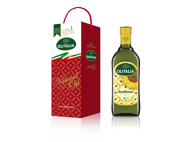 1L/盒裝Olitalia奧利塔 頂級葵花油 @沙拉油煮菜烹飪食用油