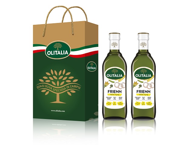(750ml*2入盒裝)大推【Olitalia奧利塔】原裝原罐進口 高溫專用葵花油(3倍單元不飽和脂肪含量).限購2 @沙拉油 煮菜 烹飪 食用油