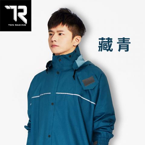 (藏青-一般型/加長型/特加持型) 雙龍 丹寧導流雨衣EU4500