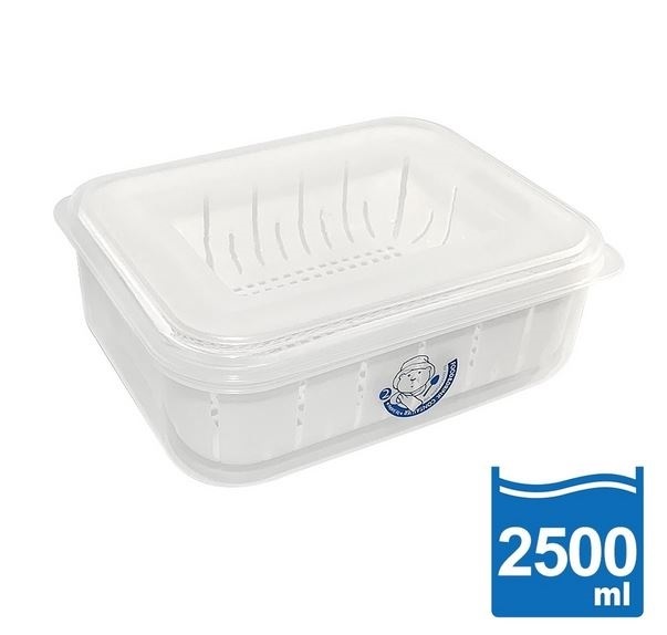 佳斯捷 甜媽媽濾水保鮮盒(4號2500ml/5號3500ml/6號2500ml)