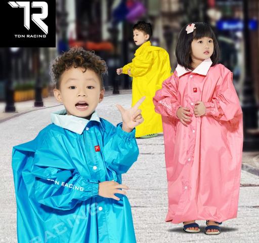 雙龍 小揹兒童背包前開雨衣(藍/粉-S/M/L)