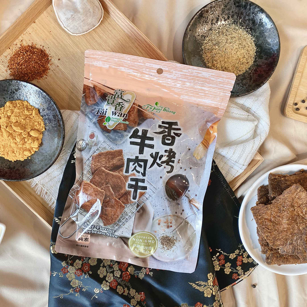 純素【富貴香】香烤牛肉乾260g