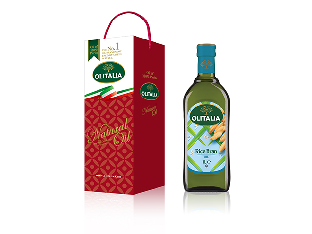 1L盒裝【Olitalia奧利塔】玄米油