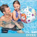 好玩沙灘球【INTEX】冰雪奇緣ELSA-沙灘球 適用3+歲(58021)(軟性塑膠面觸感柔軟/折收後體積小收納不占空間)