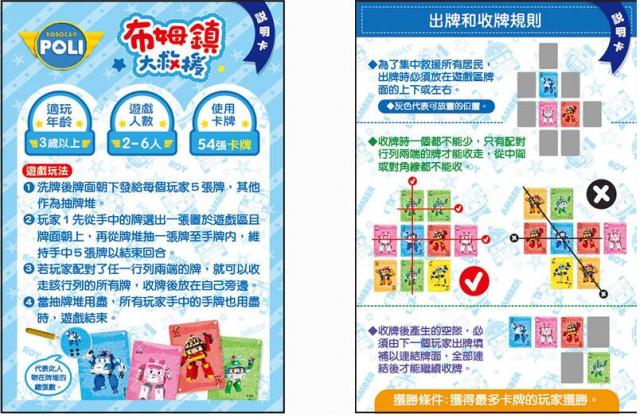 【京甫】波力 布姆鎮大救援(遊戲卡牌*54/遊戲說明卡*1)