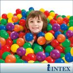 (100顆)【INTEX】遊戲球-直徑6.5cm (6色混裝顏色繽紛)49602 免運
