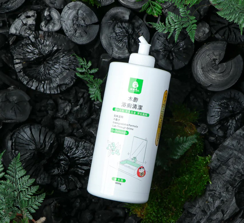 (限量販售)(單購)天然木酢浴廁清潔劑1000ml.一瓶搞定浴室內去霉、去汙、去水垢、除臭