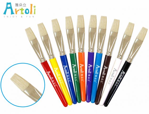 合購2組.(平頭)(許願品)成堡 Artoli 大胖水彩筆(10入一組/平頭)台灣製